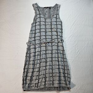 Elegant Gray Sleeveless Dress